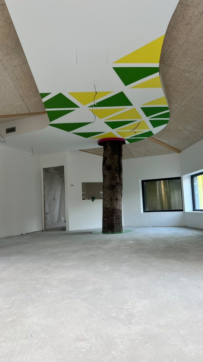 Rivestimento murale realizzato da A.S.H. Finiture Contract