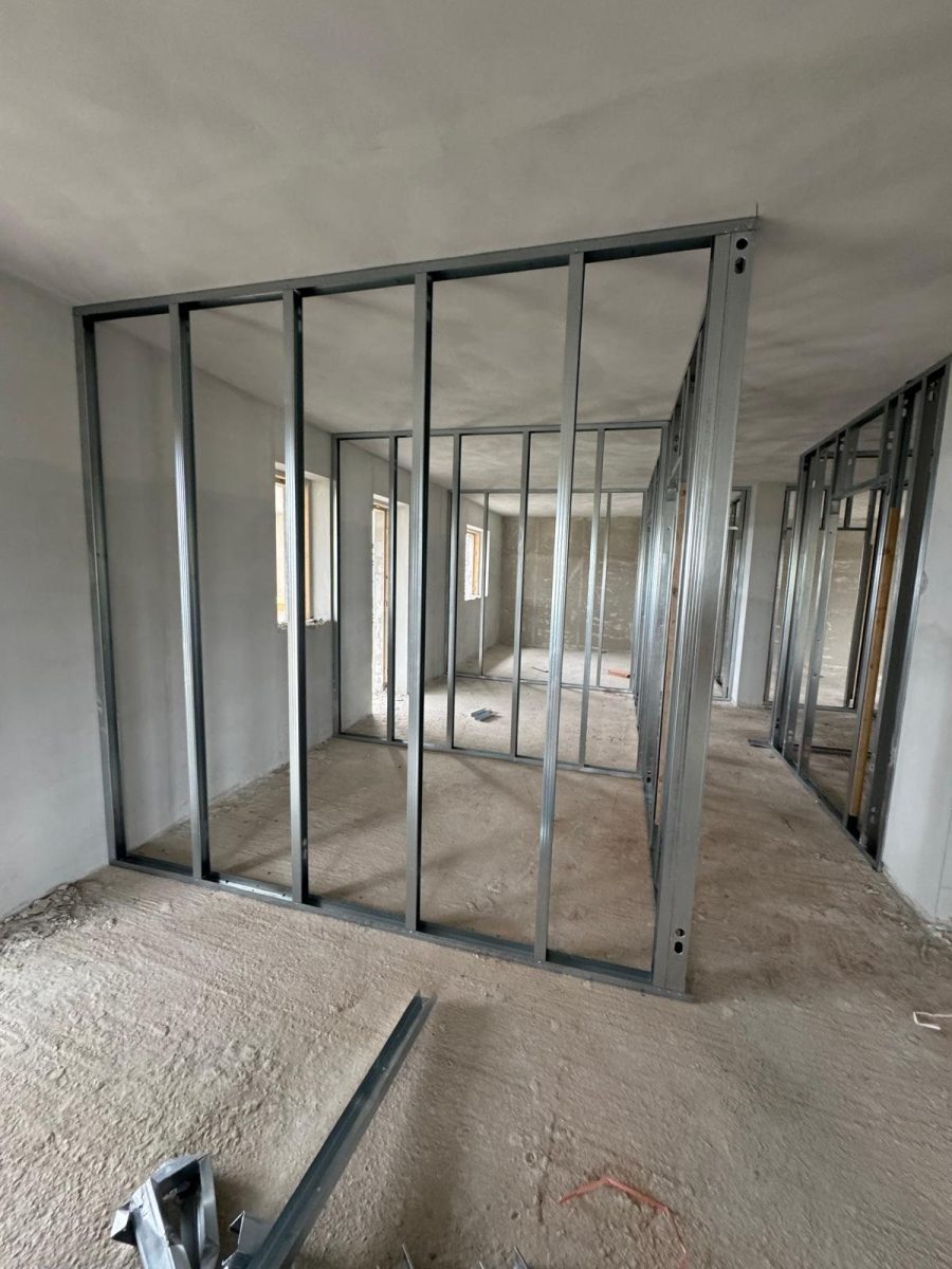 Costruzione a secco realizzata da A.S.H. Finiture Contract